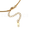 304 Stainless Steel Snake Chain Necklaces NJEW-Q339-03G-01-3