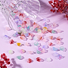 100Pcs Transparent Spray Painted Glass Beads GLAA-CJ0001-62-6