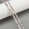 Natural Grey Agate Beads Strands G-U021-B01-01-1