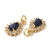 Natural Sodalit Teardrop Charms G-A034-03G-3