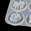 12 Chinese Zodiac Signs Flat Round DIY Silicone Molds SIMO-C012-04-5