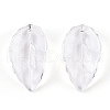Transparent Glass Petal Beads GLAA-N001-20-4