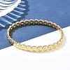 304 Stainless Steel Bangles for Women AJEW-P127-04G-2