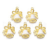 Light Gold Plated Alloy Pendants PALLOY-L228-007G-3