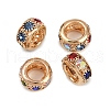 Brass Rhinestone Beads KK-U071-02C-02KCG-1