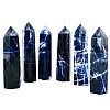 Pointed Tower Natural Sodalite Healing Stone Wands PW-WG48BFA-01-3