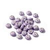 Opaque Resin European Beads RESI-C055-01-2