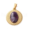 Natural Amethyst Pendants STAS-C120-13G-06-1