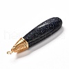 Natural & Synthetic Mixed Stone Pendants PALLOY-JF00893-5