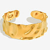 304 Stainless Steel Hamerred Cuff Bangles for Women UI8260-2-3