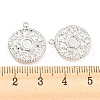 Non-Tarnish 304 Stainless Steel Pendant Cabochon Settings STAS-P333-02P-3