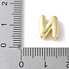 Brass Micro Pave Clear Cubic Zirconia Initial Multi-strand Links KK-S520-01G-14-3