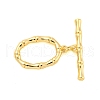 Brass Toggle Clasps KK-A223-13G-1