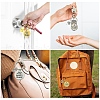 201 Stainless Steel & Alloy Enamel Keychain KEYC-YW00103-01-6
