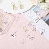CHGCRAFT 60Pcs 6 Styles 316 Surgical Stainless Steel Earring Findings STAS-CA0002-20-5