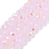 Electroplate Glass Beads Strands EGLA-A044-J4mm-L02-1