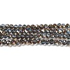 Electroplate Glass Beads Strands EGLA-A034-T4mm-J16-2