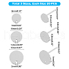 Unicraftale 304 Stainless Steel Stud Earring Findings STAS-UN0019-05P-2