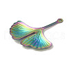 304 Stainless Steel Pendants STAS-P363-09MC-2