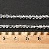 Natural Quartz Crystal Beads Strands G-B145-A02-3mm-5