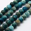 Natural Apatite Beads Strands G-K193-6mm-12-1