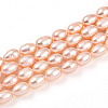 Natural Cultured Freshwater Pearl Beads Strands PEAR-N012-AA-02-2