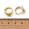 Bowknot Brass Hoop Earrings EJEW-S256-02B-G-5