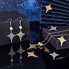 Unicraftale 16Pcs 4 Style 304 Stainless Steel Pendants STAS-UN0038-32-4