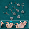 Iron Spiral Bead Cage Keychain KEYC-DC00004-5