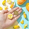10Pcs 5 Styles Opaque Resin Pendants RESI-YW0001-76-5