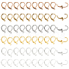 60Pcs 6 Colors Brass Leverback Earring Findings KK-LP0001-24-1