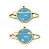 304 Stainless Steel Enamel Pendants STAS-M102-22G-1