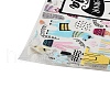 Clear Film Animal Theme Rub on Transfer Stickers for Glass Cups STIC-P009-A04-3