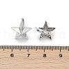 Brass Hoop Earrings EJEW-Q016-10P-3