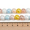 Electroplate Pearlized Glass Pearl Beads Strands EGLA-D300-10-10mm-4