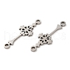 201 Stainless Steel Connector Charms STAS-Q245-20P-2