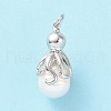 Shell Pearl Pendants KK-C004-10P-3