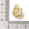 Rack Plating Brass European Beads KK-U019-05G-3