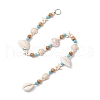 Natural Sea Shell Beads Hanging Ornaments HJEW-JM02985-4