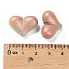 UV Plating & Spray Painted Opaque Acrylic Beads OACR-G047-03-3