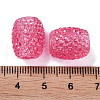 Transparent Resin European Jelly Colored Beads RESI-B025-01A-06-3