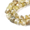 Natural Fire Crackle Agate Beads Strands G-H078-C49-6mm-05-4