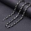 Stainless Steel Byzantine Chain Necklaces for Men FS-WG56795-51-1