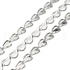 Tarnish Resistant 304 Stainless Steel Heart Link Chains CHS-D035-01P-1