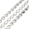 304 Stainless Steel Heart Link Chains CHS-D035-01P-1