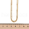 304 Stainless Steel Double Layer Necklaces for Women NJEW-D304-01G-3