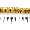 Electroplated Natural Lava Rock Beads Strands G-I360-A02-01-4