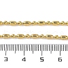 Rack Plating Brass Oval Link Chain Necklace NJEW-A035-06G-02-5