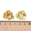 Brass Stud Earrings EJEW-S277-08G-B-5