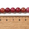 Dyed Natural Malaysia Jade Beads Strands G-G021-02B-19-3